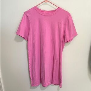 Old Navy Vibrant Pink Tee Dress